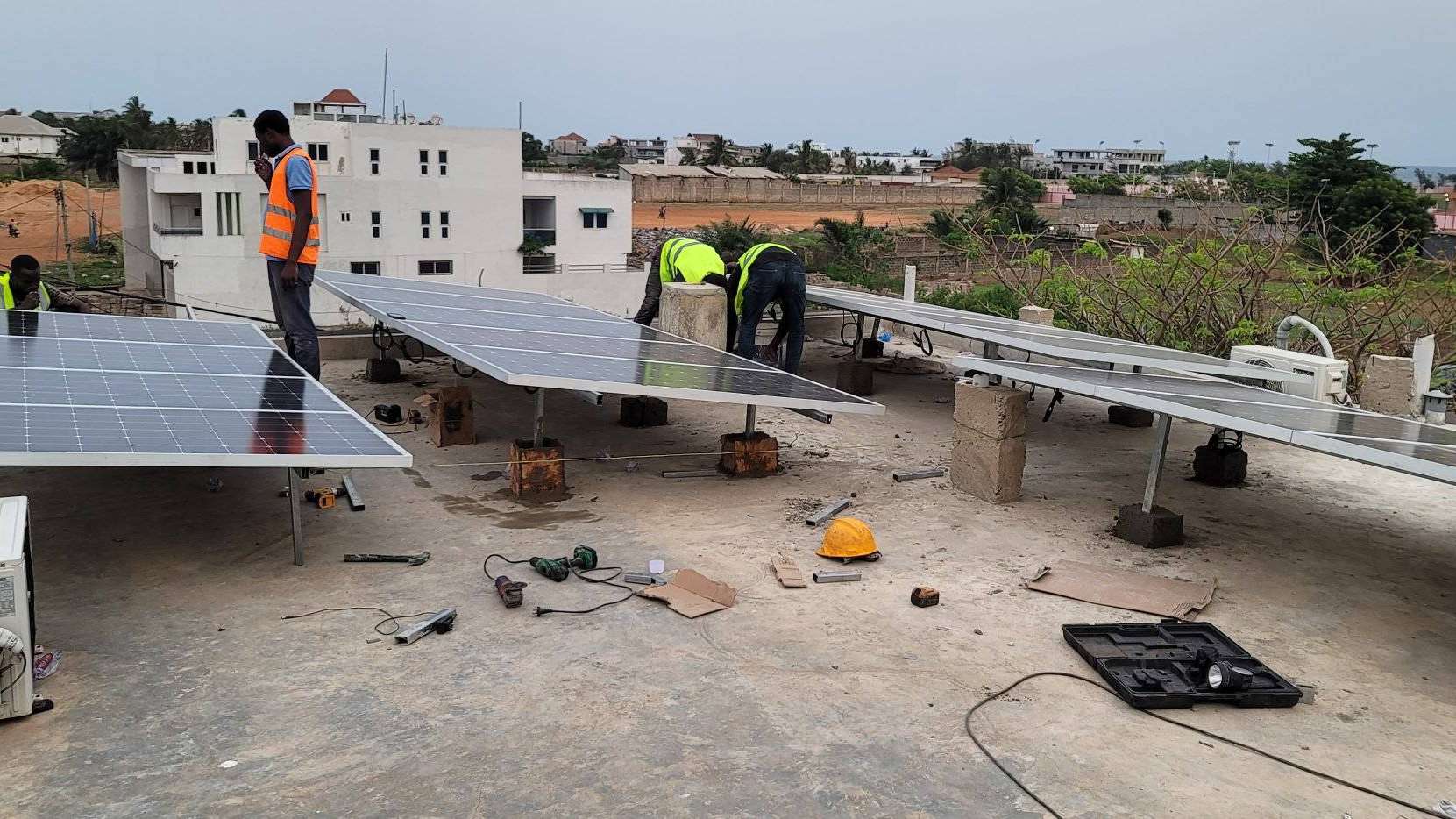 Installation solaire en toiture